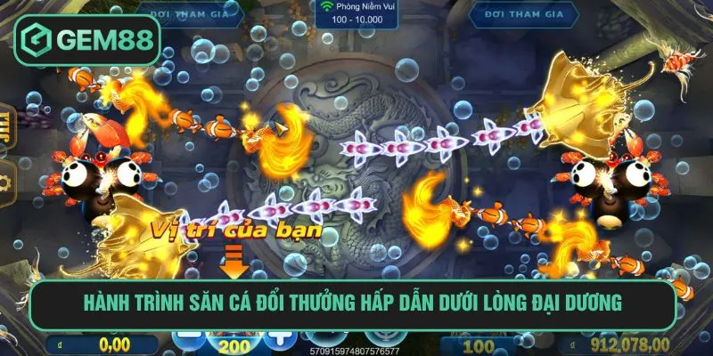 Hành trình săn cá đổi thưởng hấp dẫn dưới lòng đại dương